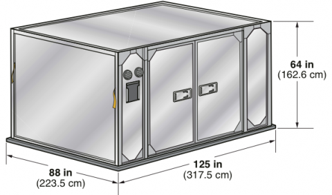 Air cargo ULD containers: LD-9 Reefer dimensions